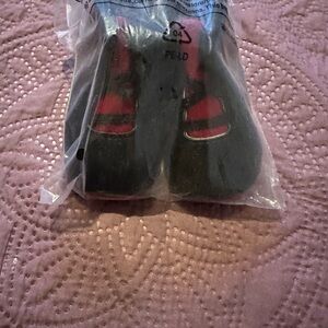 Black baby boy booties